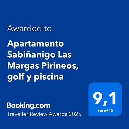Apartment Margas Pirineos, Golf Y Piscina Sabinanigo